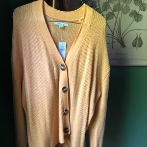 american eagle button up cardigan